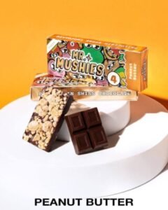 Mr Mushies Peanut Butter 4G Mushroom Chocolate Bars